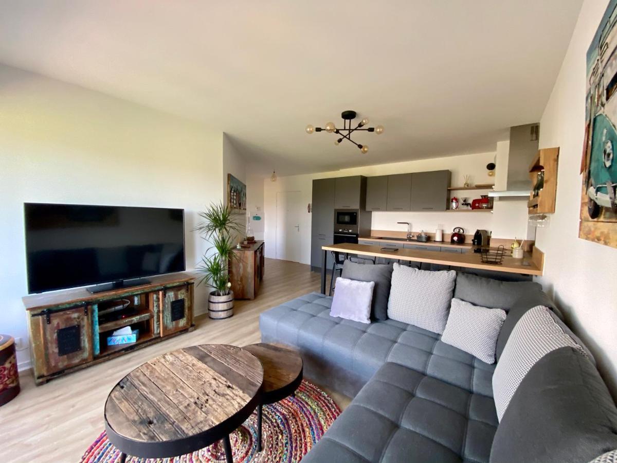 T4 Avec Terrasse Ideal En Famille Ou Entre Amis Hendaye Luaran gambar